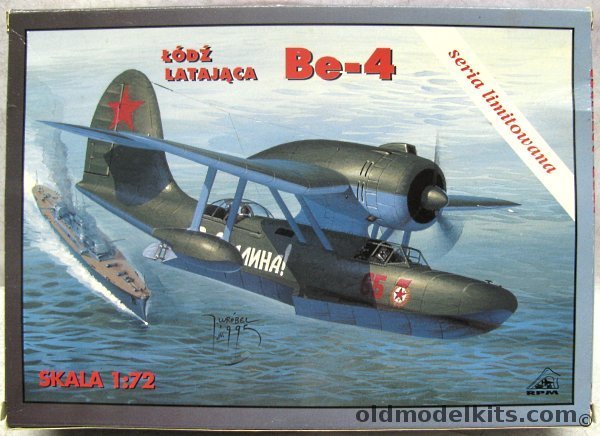 RPM 1/72 Beriev Be-4 - KOR-2 Flying Boat plastic model kit